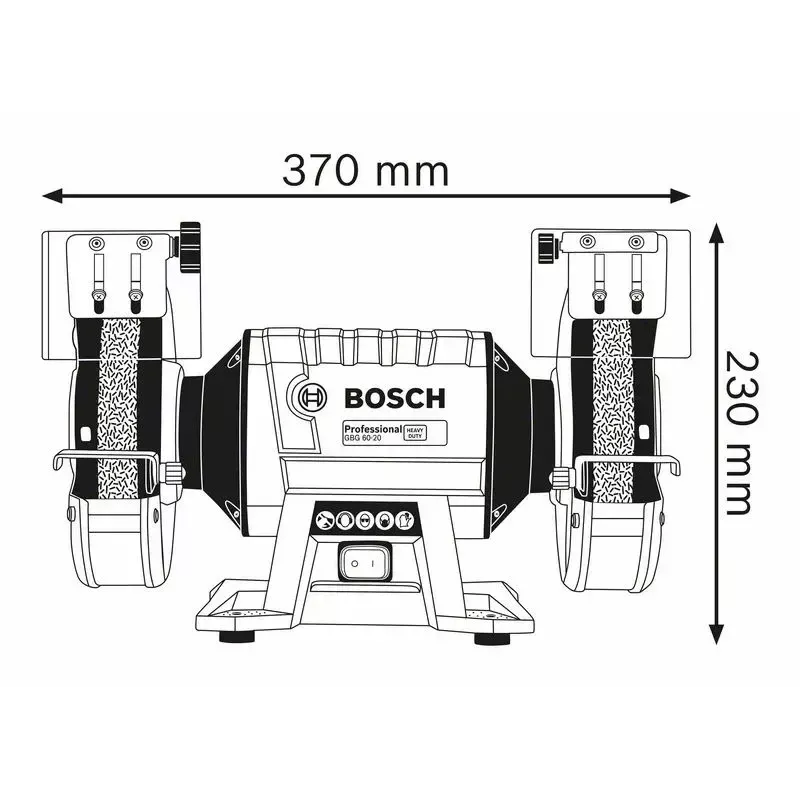 Bosch 0 601 27A 400 Tischschleifmaschine 3600 U/min 600 W