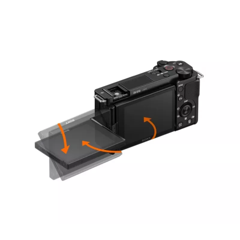 Sony α ZV-E10 MILC Body 24.2 MP CMOS 6000 x 4000 pixels Schwarz
