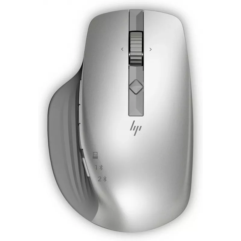 HP 930 Creator Wireless Mouse, Rechtshänder, Bluetooth, 3000 DPI, Silber