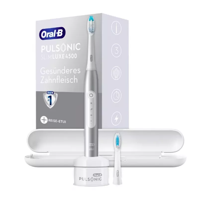 Oral-B Pulsonic schlank Luxe 4500 Adult Sonic toothbrush Platinum