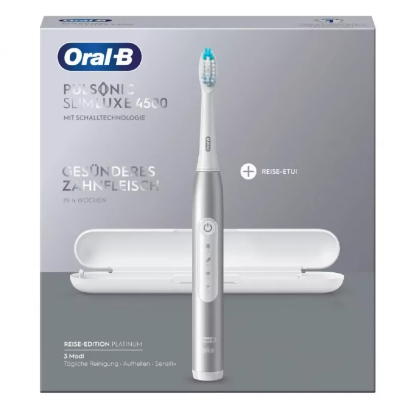 Oral-B Pulsonic schlank Luxe 4500 Adult Sonic toothbrush Platinum