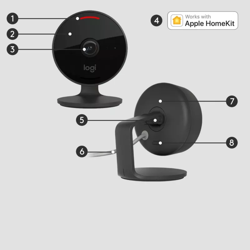 IP-Überwachungskamera Logitech Circle View Camera HD 1080