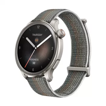 Amazfit Balance 3,81 cm (1,5 Zoll) AMOLED 46 mm Digital 480 x 480 Pixel Touchscreen Grau Wi-Fi GPS (Satellit)