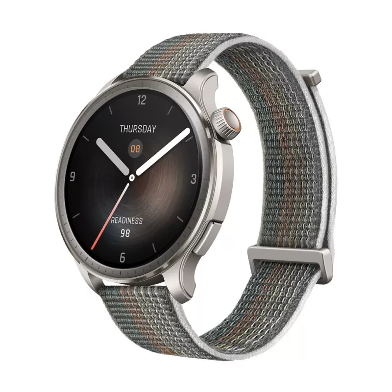 Amazfit Balance 3,81 cm (1,5 Zoll) AMOLED 46 mm Digital 480 x 480 Pixel Touchscreen Grau Wi-Fi GPS (Satellit)