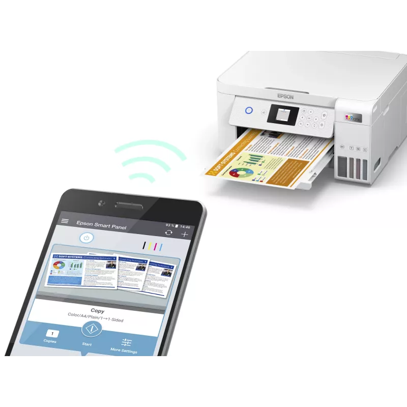 Epson EcoTank ET-2856 Tintenstrahl A4 5760 x 1440 DPI 33 ppm Wi-Fi