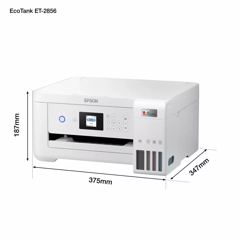 Epson EcoTank ET-2856 Tintenstrahl A4 5760 x 1440 DPI 33 ppm Wi-Fi