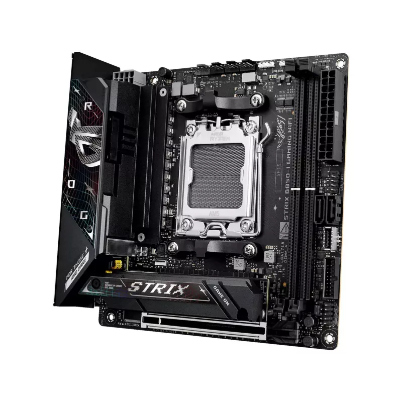 Motherboard ASUS ROG STRIX B850-I GAMING WIFI, AMD B850, Socket AM5, mini ITX, 2x DDR5, Wi‑Fi 7, 2.5Gb LAN