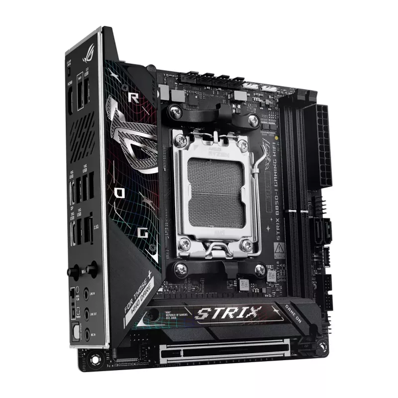 Motherboard ASUS ROG STRIX B850-I GAMING WIFI, AMD B850, Socket AM5, mini ITX, 2x DDR5, Wi‑Fi 7, 2.5Gb LAN