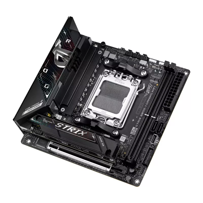 Motherboard ASUS ROG STRIX B850-I GAMING WIFI, AMD B850, Socket AM5, mini ITX, 2x DDR5, Wi‑Fi 7, 2.5Gb LAN