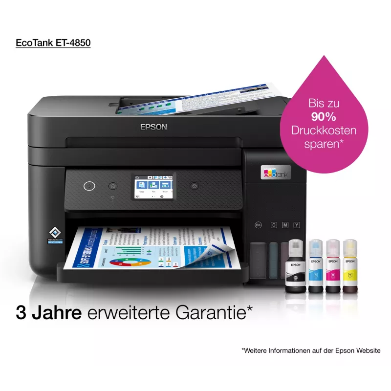Epson EcoTank ET-4850 Tintenstrahl A4 4800 x 1200 DPI 33 ppm Wi-Fi