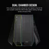 CORSAIR PC-Gehäuse - Mid-Tower - 2500x Dual Chamber - Schwarz
