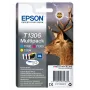 Epson Stag Multipack 3-Farben T1306 DURABrite Ultra Tinte, Hohe (XL) Reichweite, Cyan, Magenta, Gelb, Pigmentierte Tinte, 10,1 ml, 1 Stk., Mehrfachpack