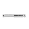 Managed Switch UBIQUITI USW-PRO-24-EU — 24× Gigabit RJ-45, 2× SFP+, L2/L3, Rack-Montage, silber