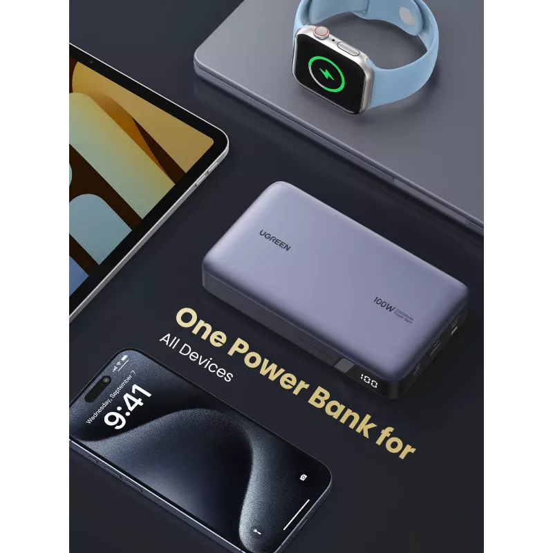 Ugreen 25188 Powerbank 20000 mAh Grau