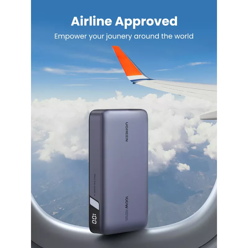 Ugreen 25188 Powerbank 20000 mAh Grau