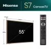 Hisense 55 Zoll S7NQTUK Canvas TV mit Freely & ArtMode
