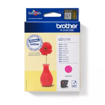 Cartridge Brother LC 121M Magenta 300 Seiten Ink