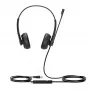 Yealink UH34 Dual Teams Headset, Kabelgebunden, Büro/Callcenter, 20 - 20000 Hz, 118 g, Headset, Schwarz