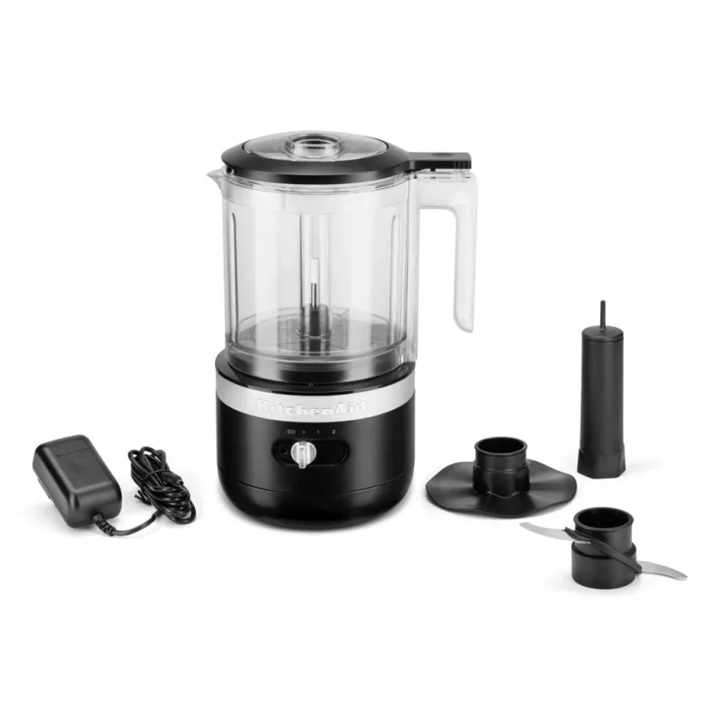 Elektrischer Zerkleinerer KitchenAid 5KFCB519EBM 1,19 L 24 W Schwarz Transparent