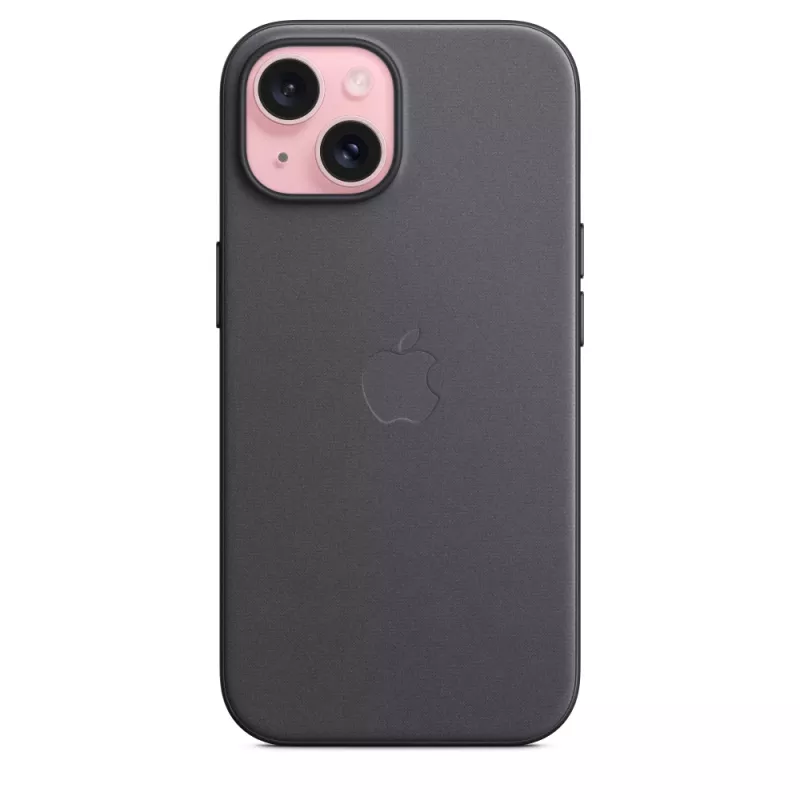 APPLE Apple FineWoven Case mit MagSafe iPhone 15 Schwarz