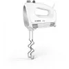 Handmixer Bosch MFQ24200 — 400 W, 4 Geschwindigkeiten, Turbo, gebürsteter Stahl/Weiß