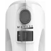 Handmixer Bosch MFQ24200 — 400 W, 4 Geschwindigkeiten, Turbo, gebürsteter Stahl/Weiß