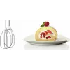 Handmixer Bosch MFQ24200 — 400 W, 4 Geschwindigkeiten, Turbo, gebürsteter Stahl/Weiß