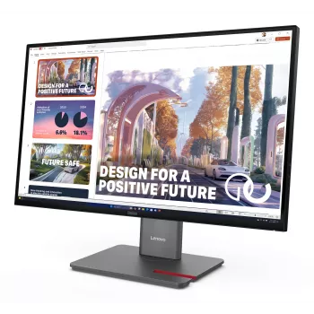 Lenovo ThinkVision P27QD-40 Monitor, 68,6 cm (27 Zoll), 2560 x 1440 Pixel, Wide Quad HD, LED, 6 ms, Schwarz