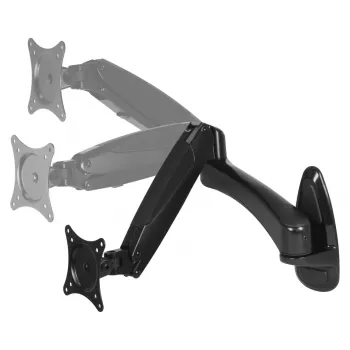 ARCTIC W1-3D - Monitor Wall Mount with Gas Lift Technology, 8 kg, 33 cm (13 inch), 81.3 cm (32 inch), 75 x 75 mm, 100 x 100 mm, Schwarz