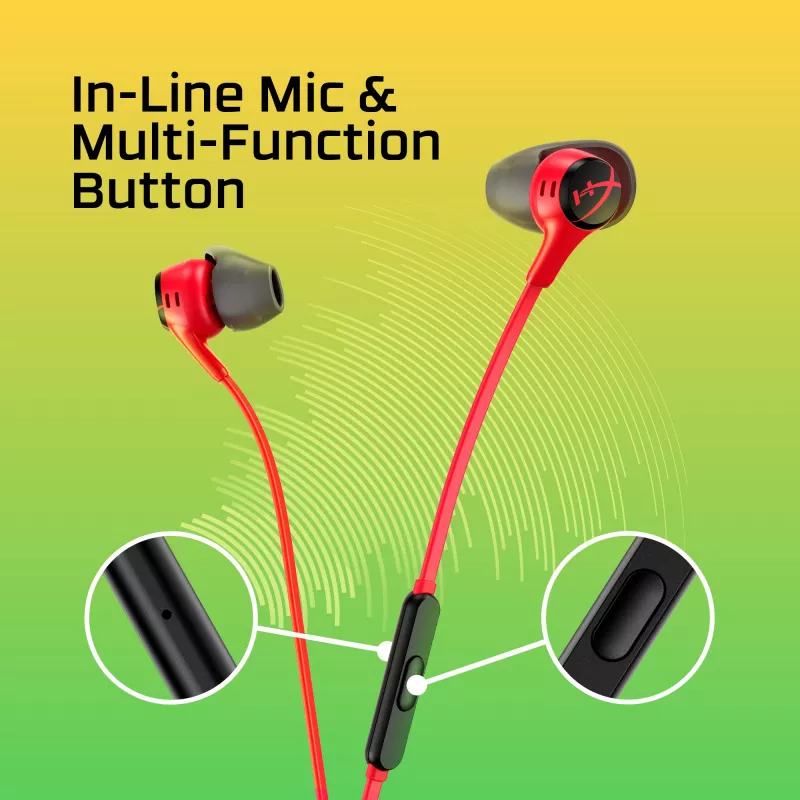 HyperX Cloud Earbuds II Schwarz