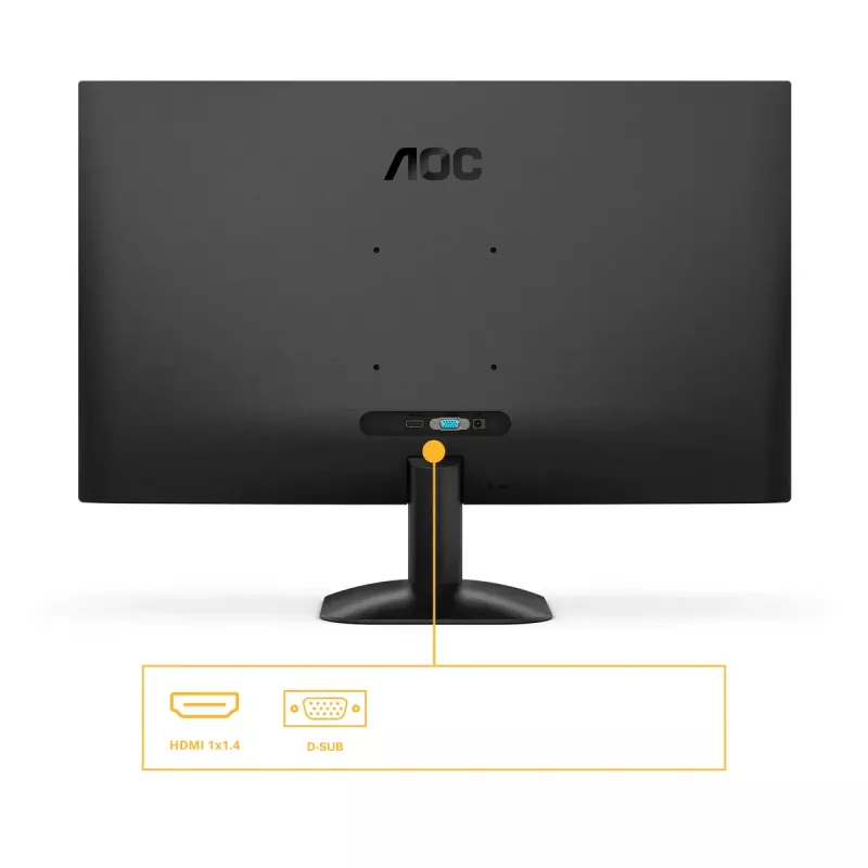 AOC B3 24B35HM2 Computer Monitor 60,5 cm (23,8 Zoll) 1920 x 1080 Pixel Full HD LED Schwarz