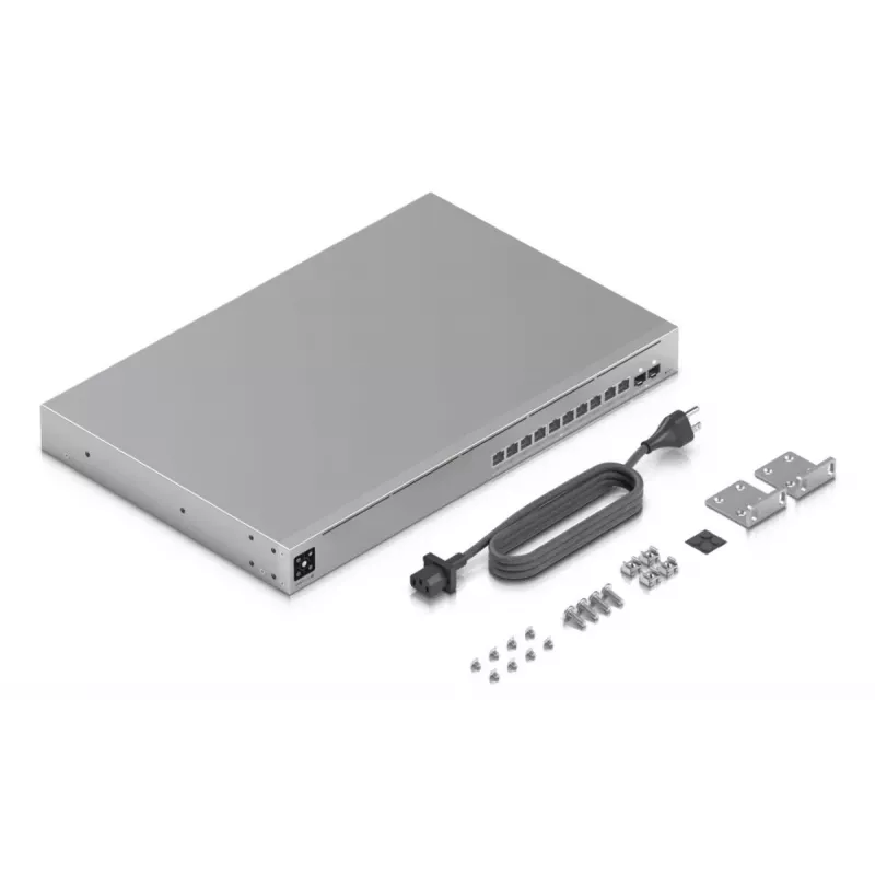 UBIQUITI NETWORKS Unifi Switch USW-PRO-XG-10-POE 1U, professioneller 10-Port L3-Switch