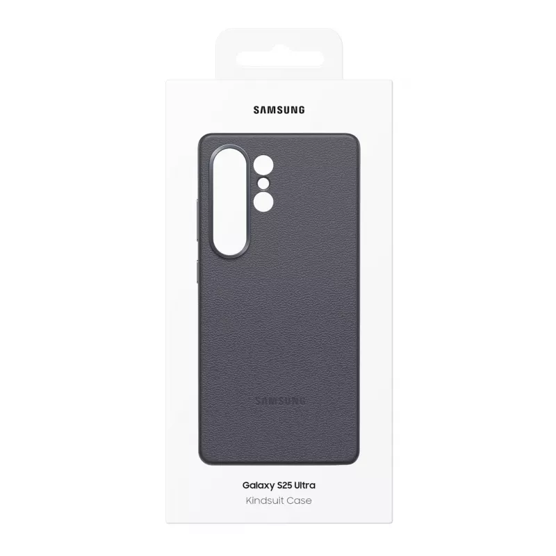 Samsung Kindsuit Kunstlederhülle für Galaxy S25, Cover, Samsung, Galaxy S25 Ultra, 17,5 cm (6,9 Zoll), Schwarz