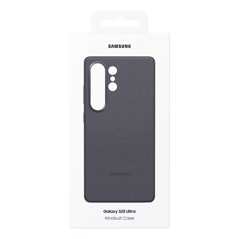Samsung Kindsuit Kunstlederhülle für Galaxy S25, Cover, Samsung, Galaxy S25 Ultra, 17,5 cm (6,9 Zoll), Schwarz
