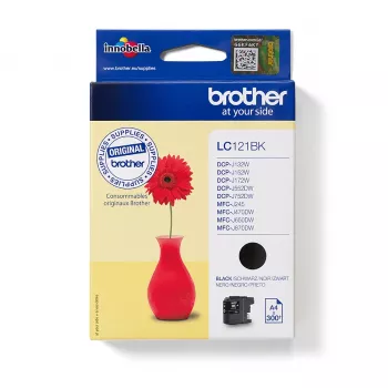 Brother LC121BK Tintenpatrone 1 Stück Original Schwarz