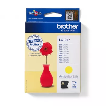 Brother LC-121Y Tintenpatrone 1 Stk. Original Gelb