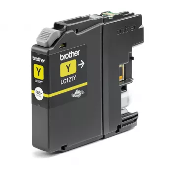 Brother LC-121Y Tintenpatrone 1 Stk. Original Gelb
