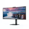 AOC V5 CU34V5CW Computer Monitor 86,4 cm (34 Zoll) 3440 x 1440 Pixel Wide Quad HD LED Schwarz