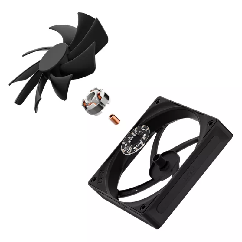 NZXT Cooling Fan F120q 120mm Schwarz Quiet Airflow
