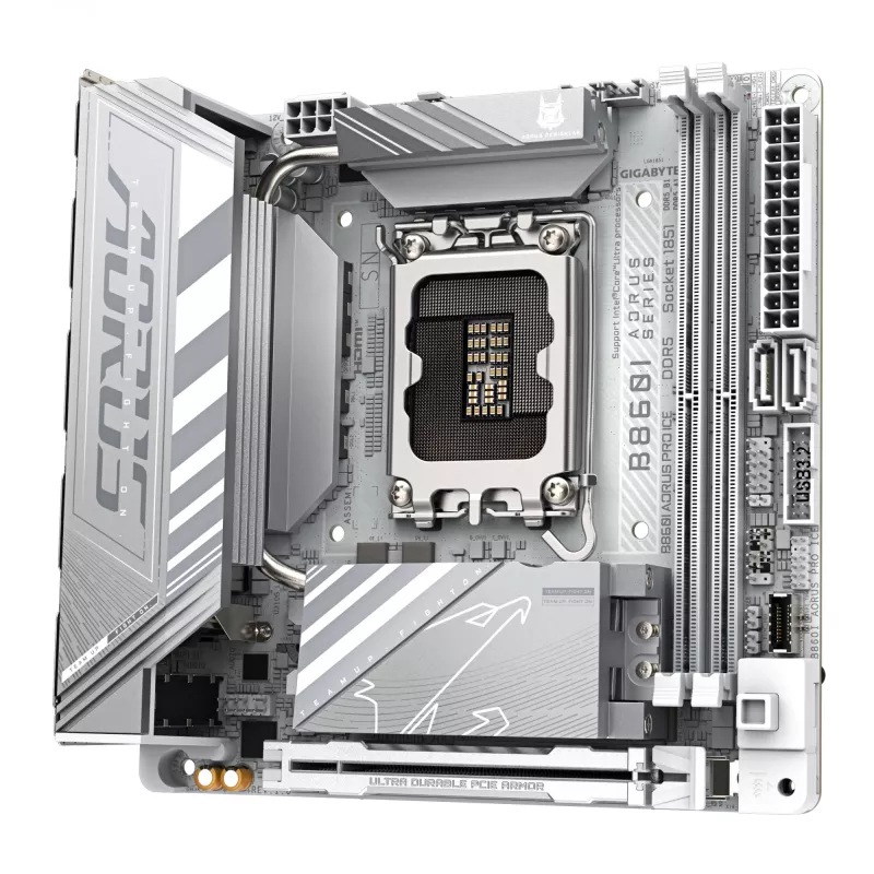 Motherboard GIGABYTE B860I AORUS PRO ICE, Intel B860, LGA 1851, Mini-ITX
