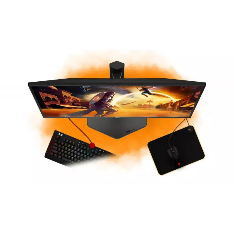 AOC G4 Q25G4SR Computer Monitor 62,2 cm (24,5 Zoll) 2560 x 1440 Pixel Quad HD LED Schwarz, Rot