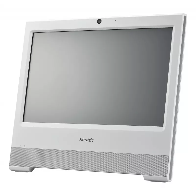 Shuttle All-In-One Barebone X50V9, 15,6 Zoll Single-Touch-Bildschirm (resistiv), Celeron 7305U, WiFi, IP54, lüfterlos, 24/7-Dauerbetrieb