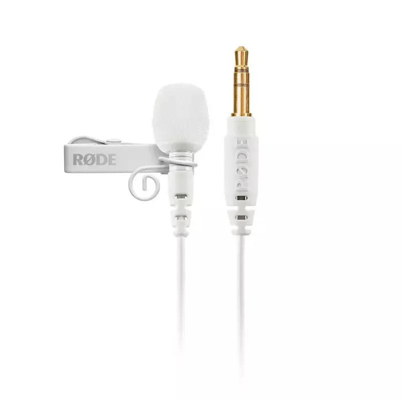 Lavalier-Mikrofon RØDE LAVALIER GO — Ansteck-Kondensator, omnidirektional, 3,5 mm, 20–20000 Hz, Weiß/Schwarz