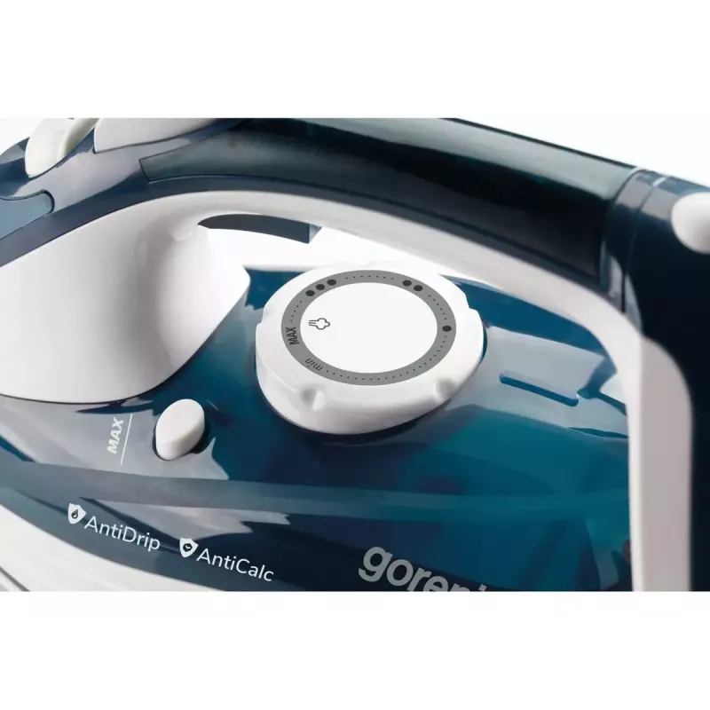 Gorenje SIH2800TQC Dampfbügeleisen mit Keramiksohle 2800 W Blau