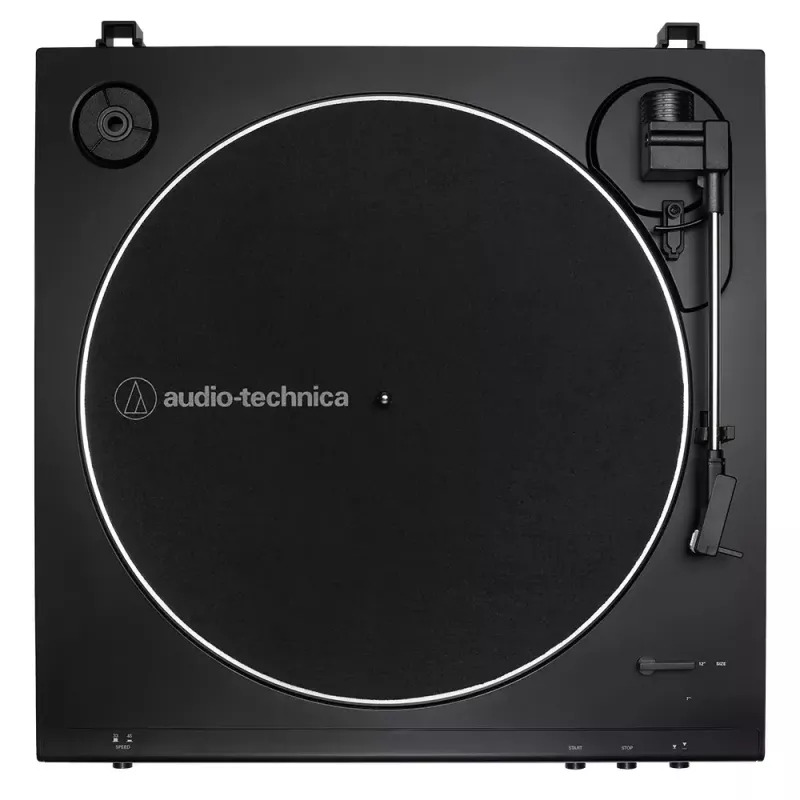 Riemengetriebener Plattenspieler Audio-Technica AT-LP60X Vollautomatisch Schwarz