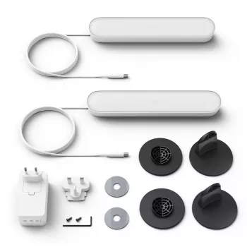 Philips Hue White and Colour Ambience Play Light Bar Doppelpack
