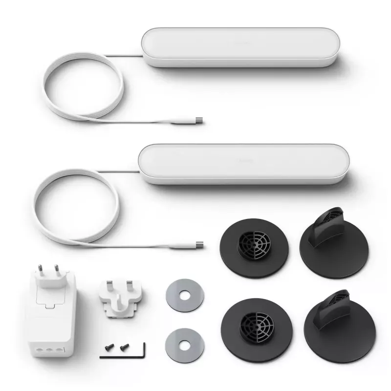 Philips Hue White and Colour Ambience Play Light Bar Doppelpack