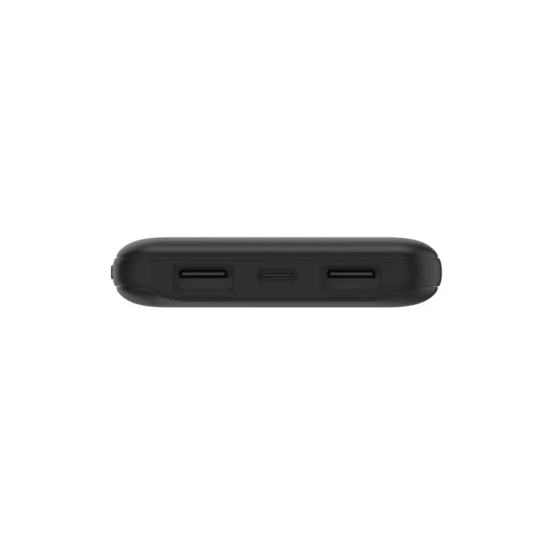 BELKIN 10k Powerbank mit USB-C 15 W Dual USB-A 15 cm USB-A-auf-C-Kabel Schwarz