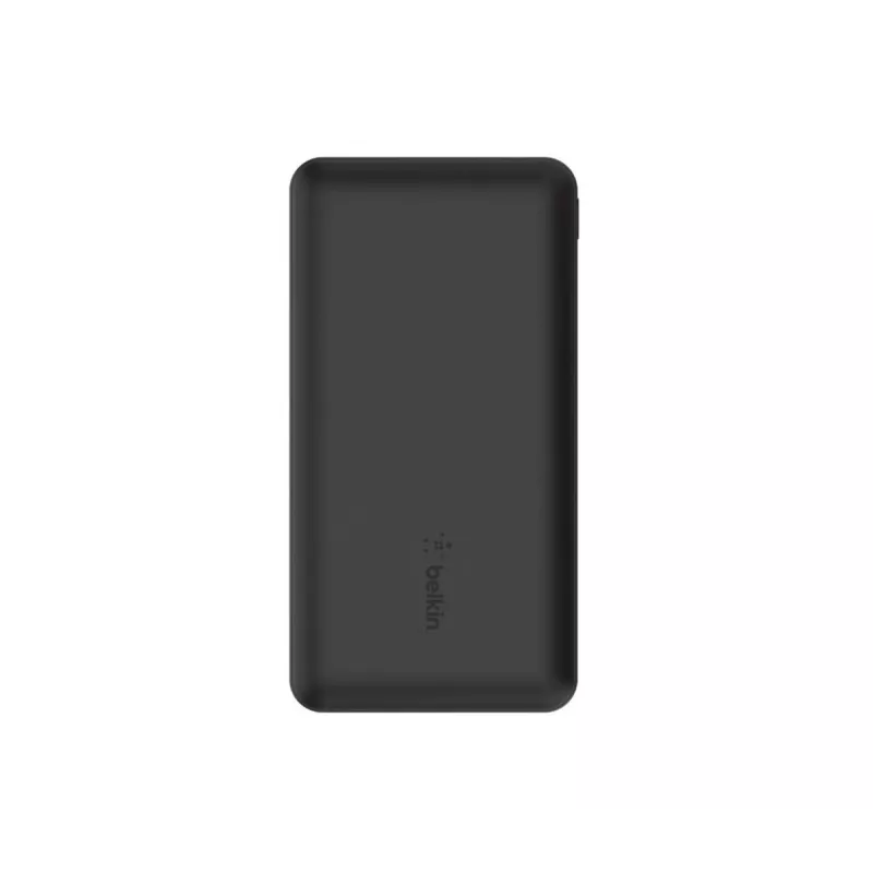 BELKIN 10k Powerbank mit USB-C 15 W Dual USB-A 15 cm USB-A-auf-C-Kabel Schwarz