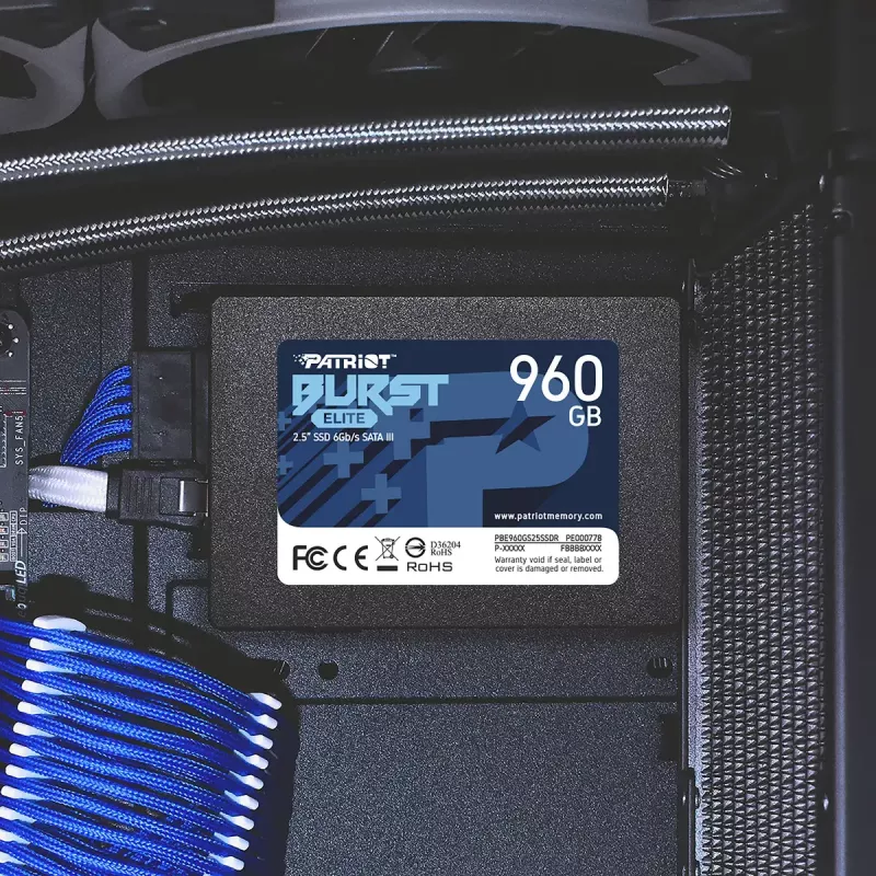 SSD-Laufwerk Patriot Memory 960 GB 2,5 Zoll SATA III PBE960GS25SSDR
